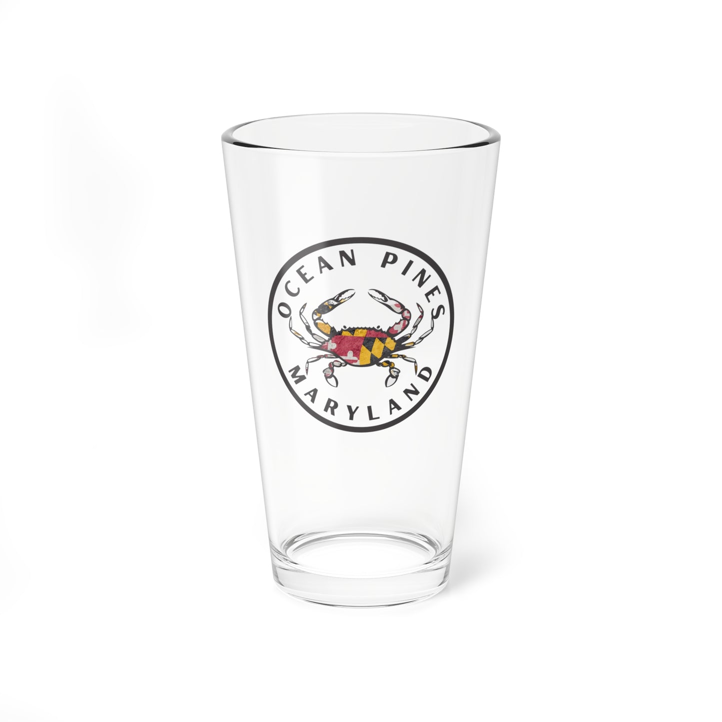 Crab 16oz Pint Glass