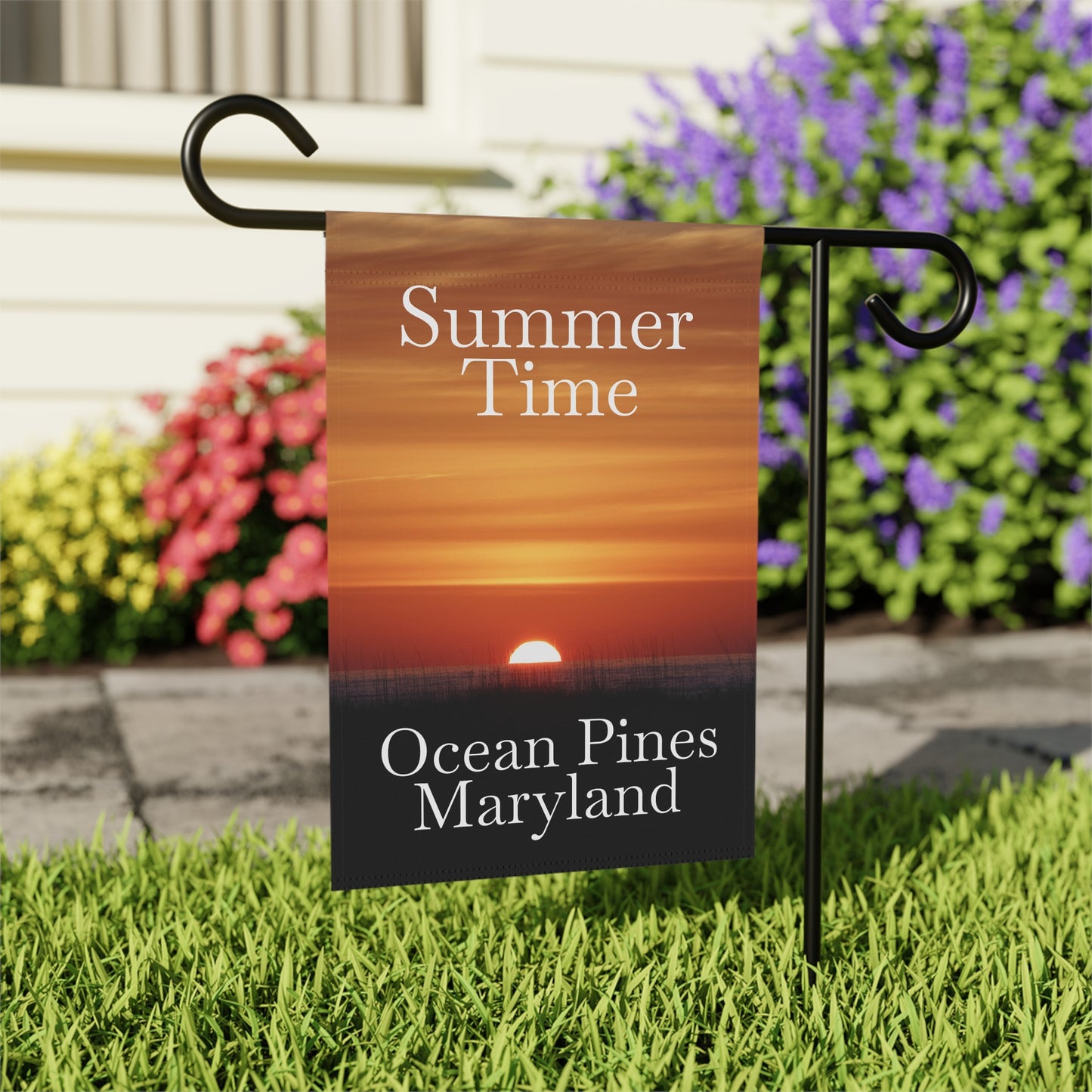 Ocean Pines Sunset Garden Flag