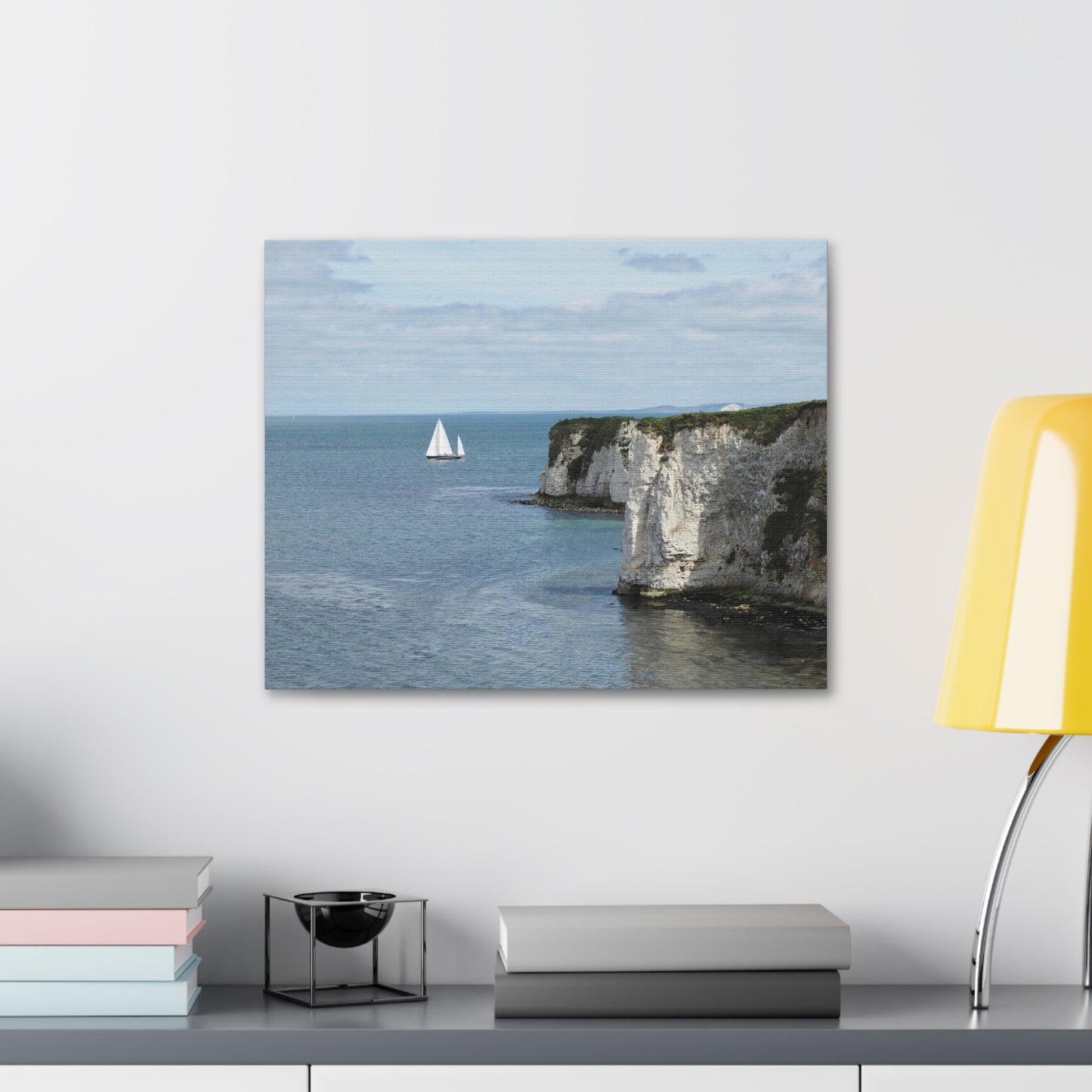 Sailing on the Cliffs - Stretched Canvas (1.5'' W)