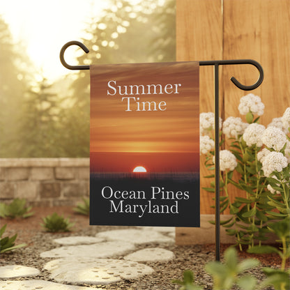 Ocean Pines Sunset Garden Flag